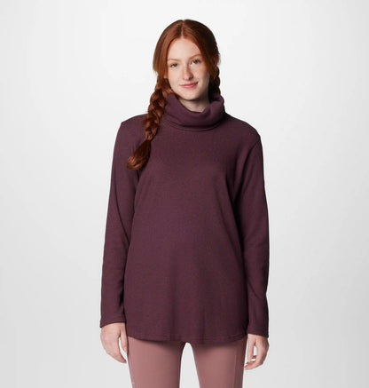 Women's Holly Hideaway Waffle Cowl Neck Pullover