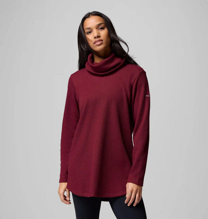 Women's Holly Hideaway Waffle Cowl Neck Pullover