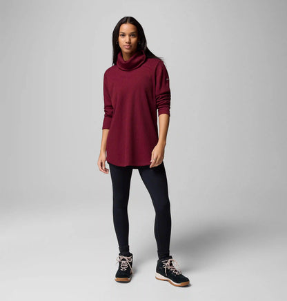 Women's Holly Hideaway Waffle Cowl Neck Pullover