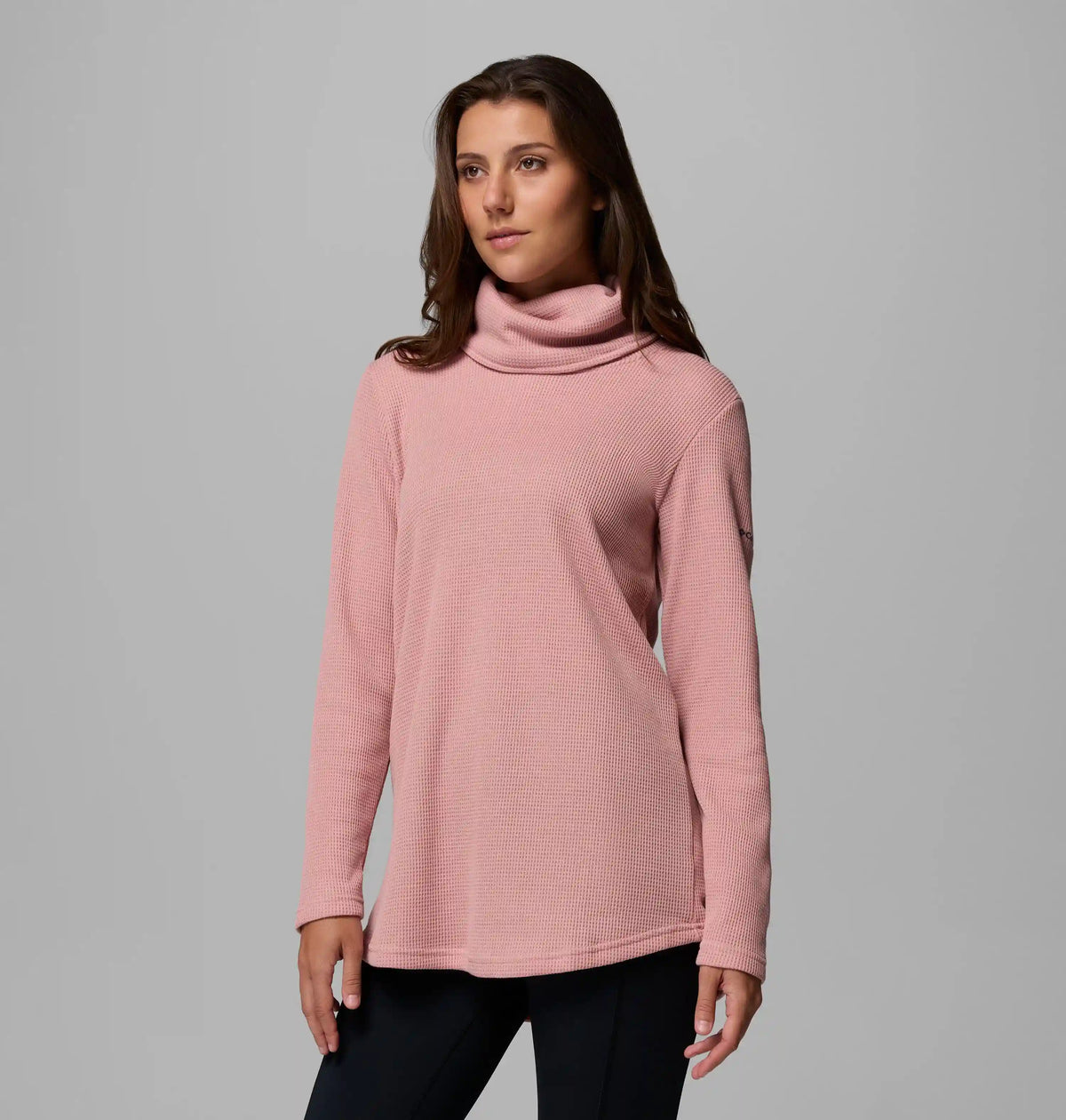 Women's Holly Hideaway Waffle Cowl Neck Pullover