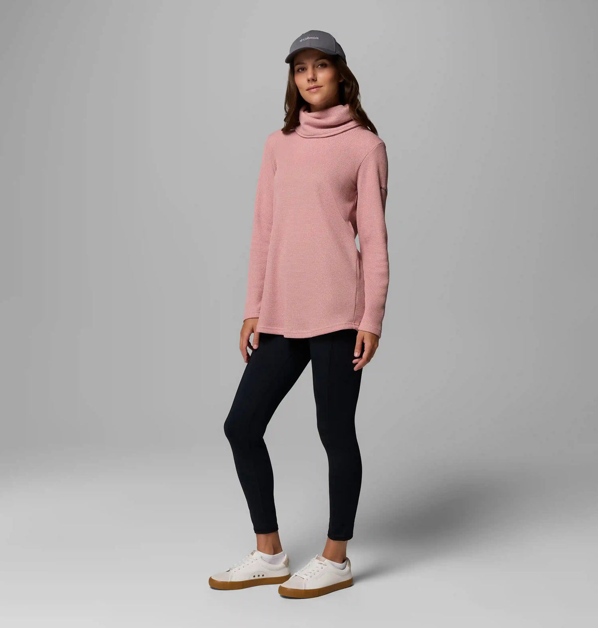Women's Holly Hideaway Waffle Cowl Neck Pullover