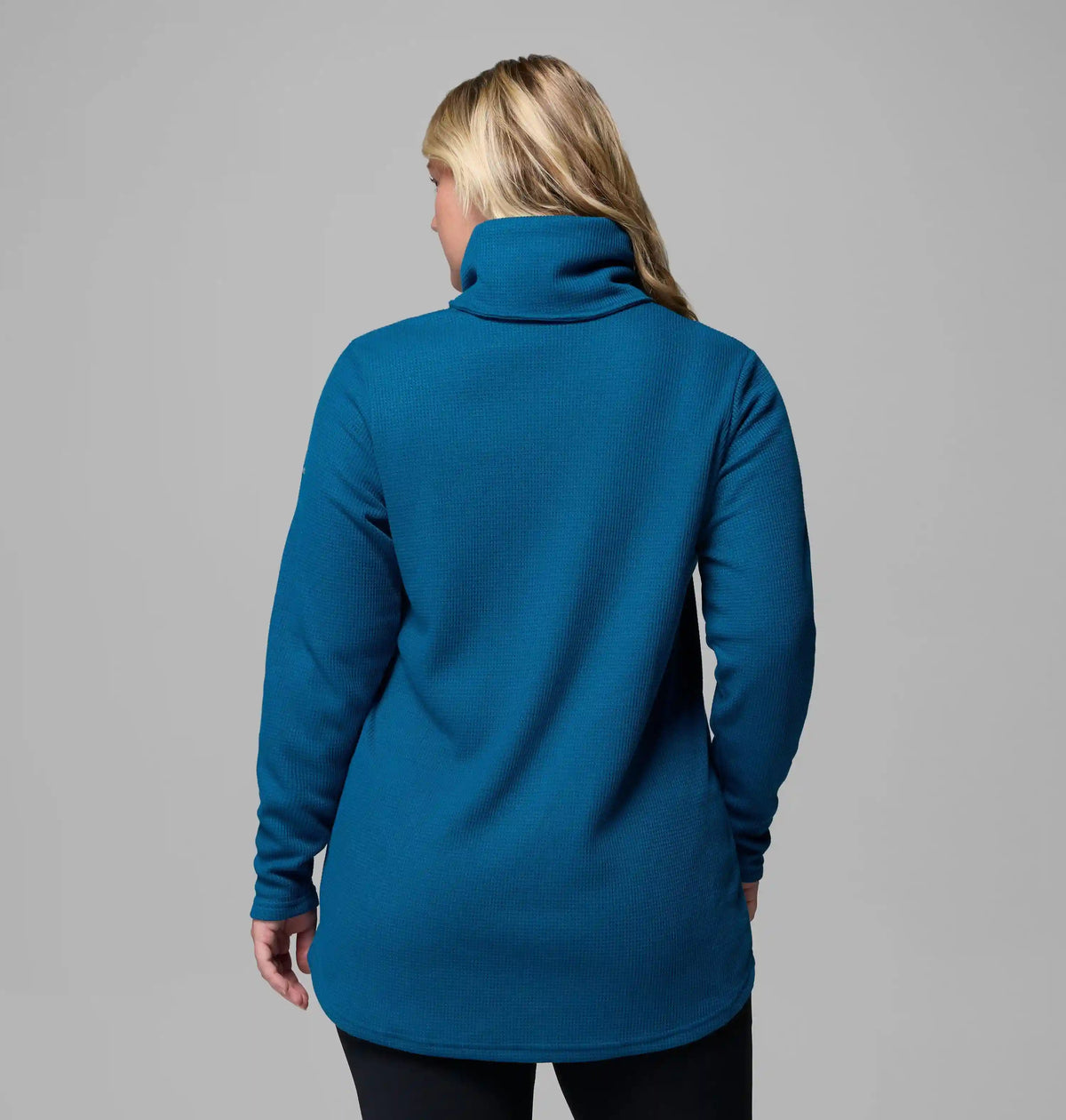 Women's Holly Hideaway Waffle Cowl Neck Pullover - Plus Size