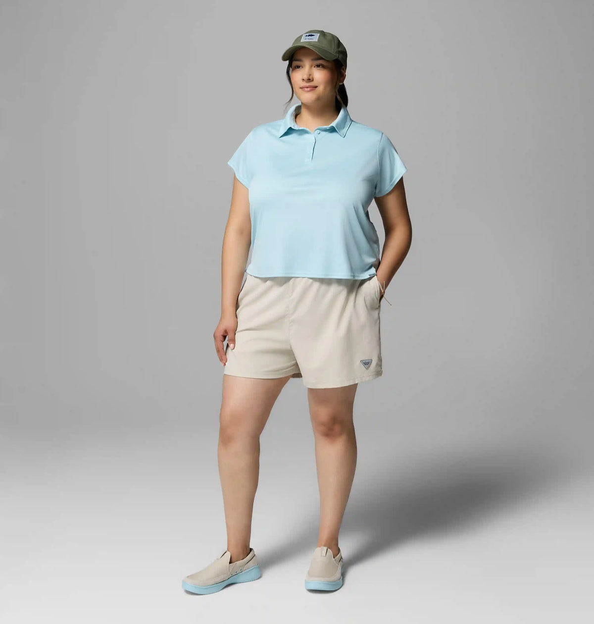 Women's PFG Tidal Tee Short Sleeve Polo - Plus Size