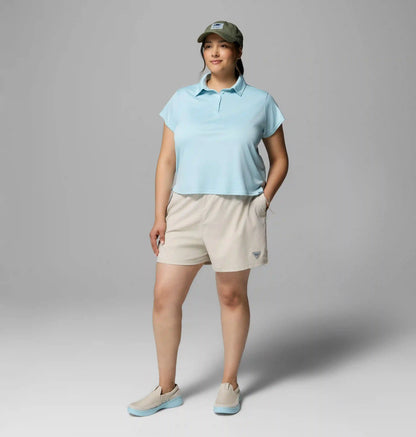 Women's PFG Tidal Tee Short Sleeve Polo - Plus Size