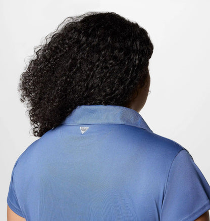Women's PFG Tidal Tee Short Sleeve Polo - Plus Size