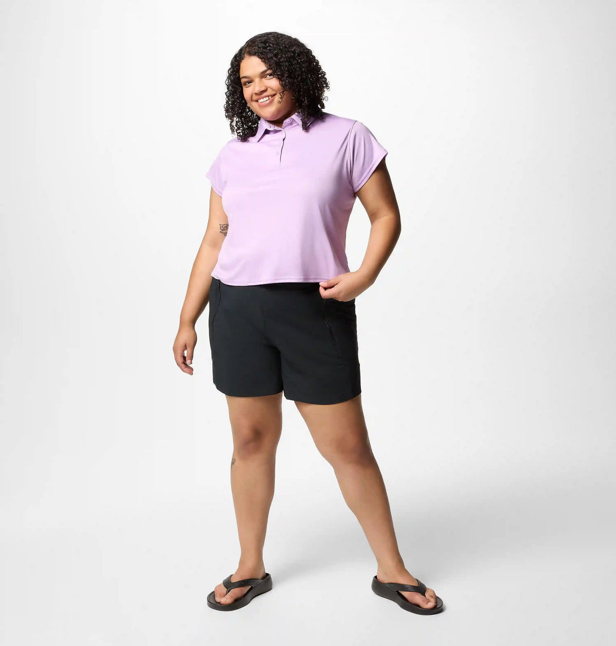 Women's PFG Tidal Tee Short Sleeve Polo - Plus Size