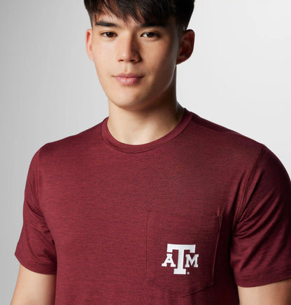 Men's Collegiate Tech Trail Short Sleeve Shirt - Texas A&M