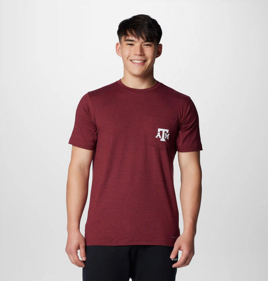 Men's Collegiate Tech Trail Short Sleeve Shirt - Texas A&M