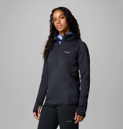Women's Crystal Leaf Omni-Heat Helix Half Zip Pullover