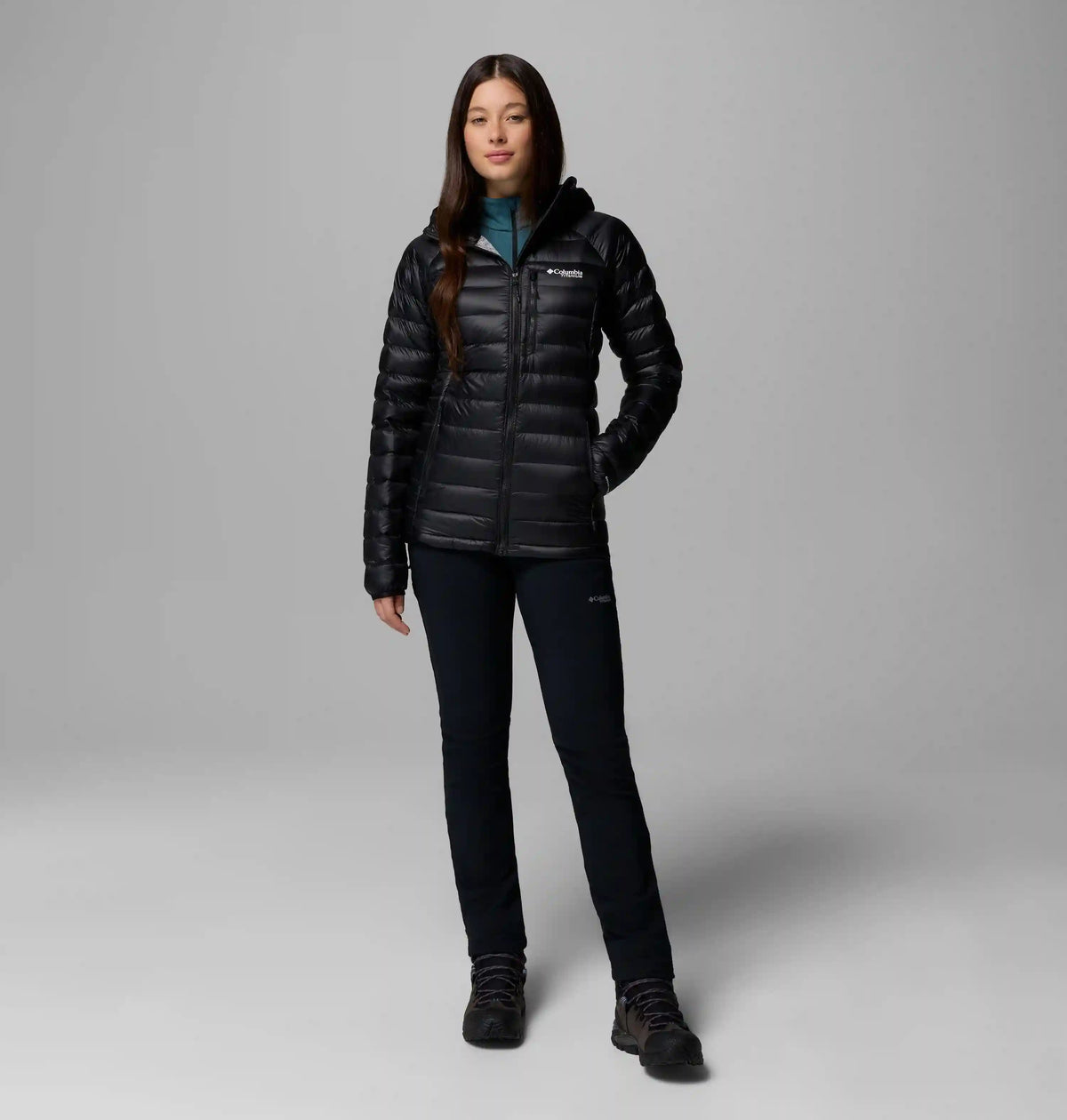 Women's Arctic Crest Down Hooded Jacket