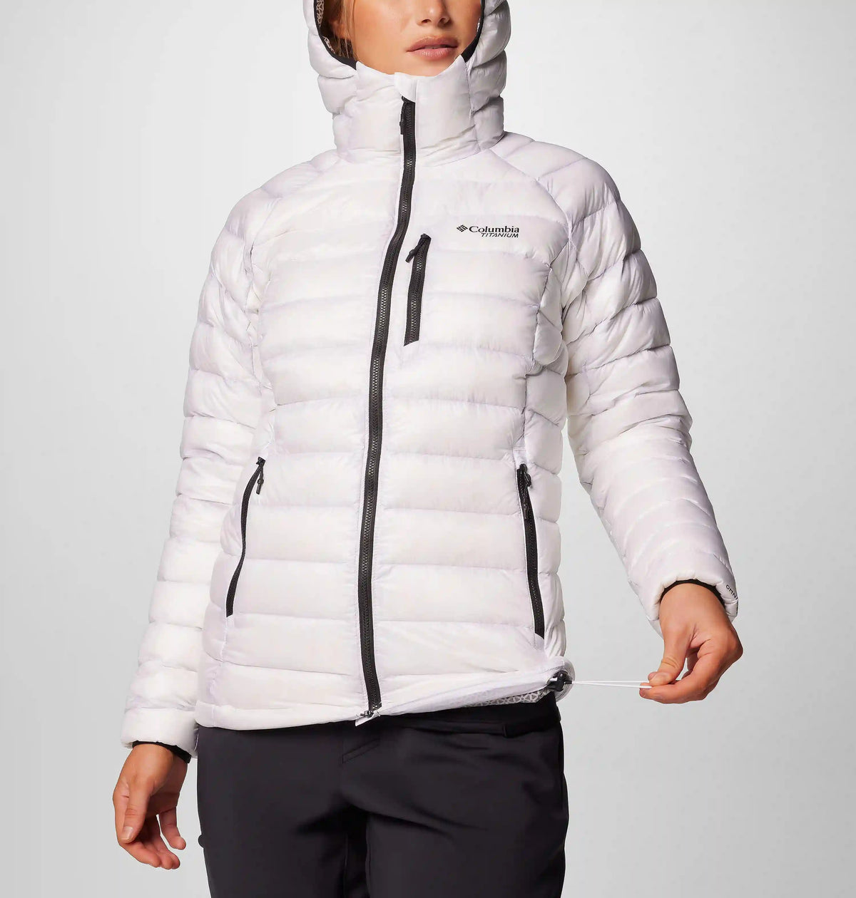 Women's Arctic Crest Down Hooded Jacket