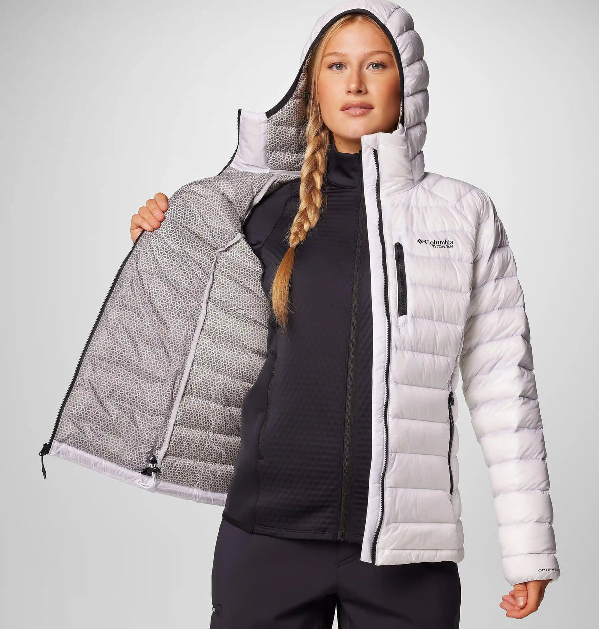 Women's Arctic Crest Down Hooded Jacket
