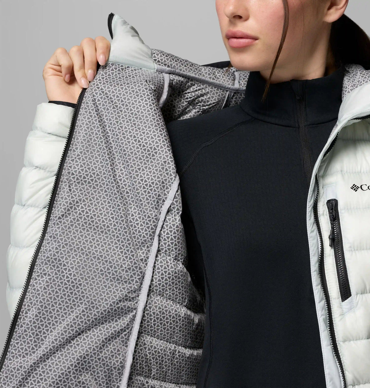 Women's Arctic Crest Down Hooded Jacket