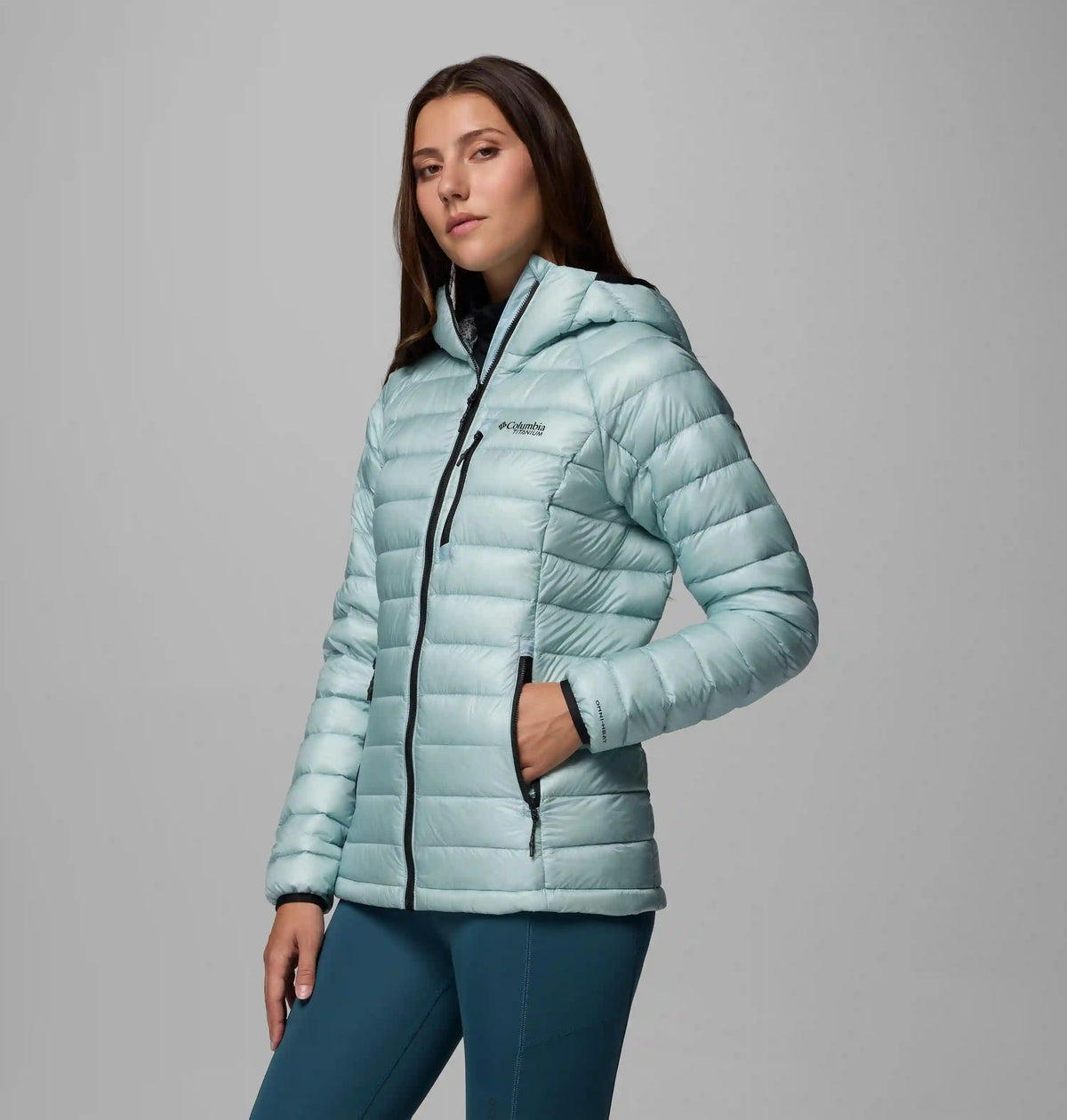 Women's Arctic Crest Down Hooded Jacket