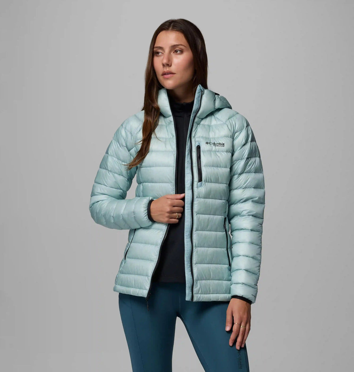 Women's Arctic Crest Down Hooded Jacket