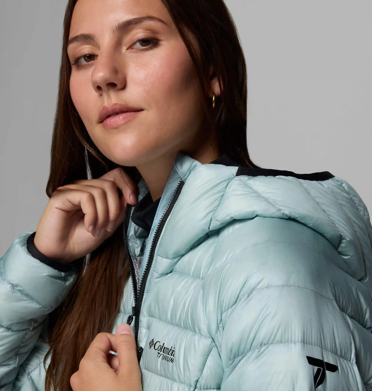 Women's Arctic Crest Down Hooded Jacket