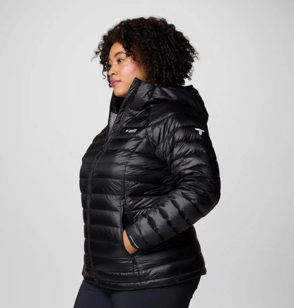 Women's Arctic Crest Down Hooded Jacket - Plus Size