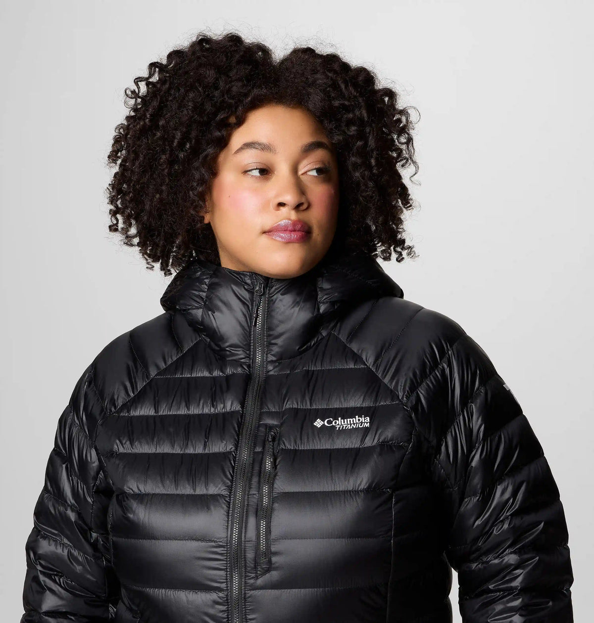 Women's Arctic Crest Down Hooded Jacket - Plus Size
