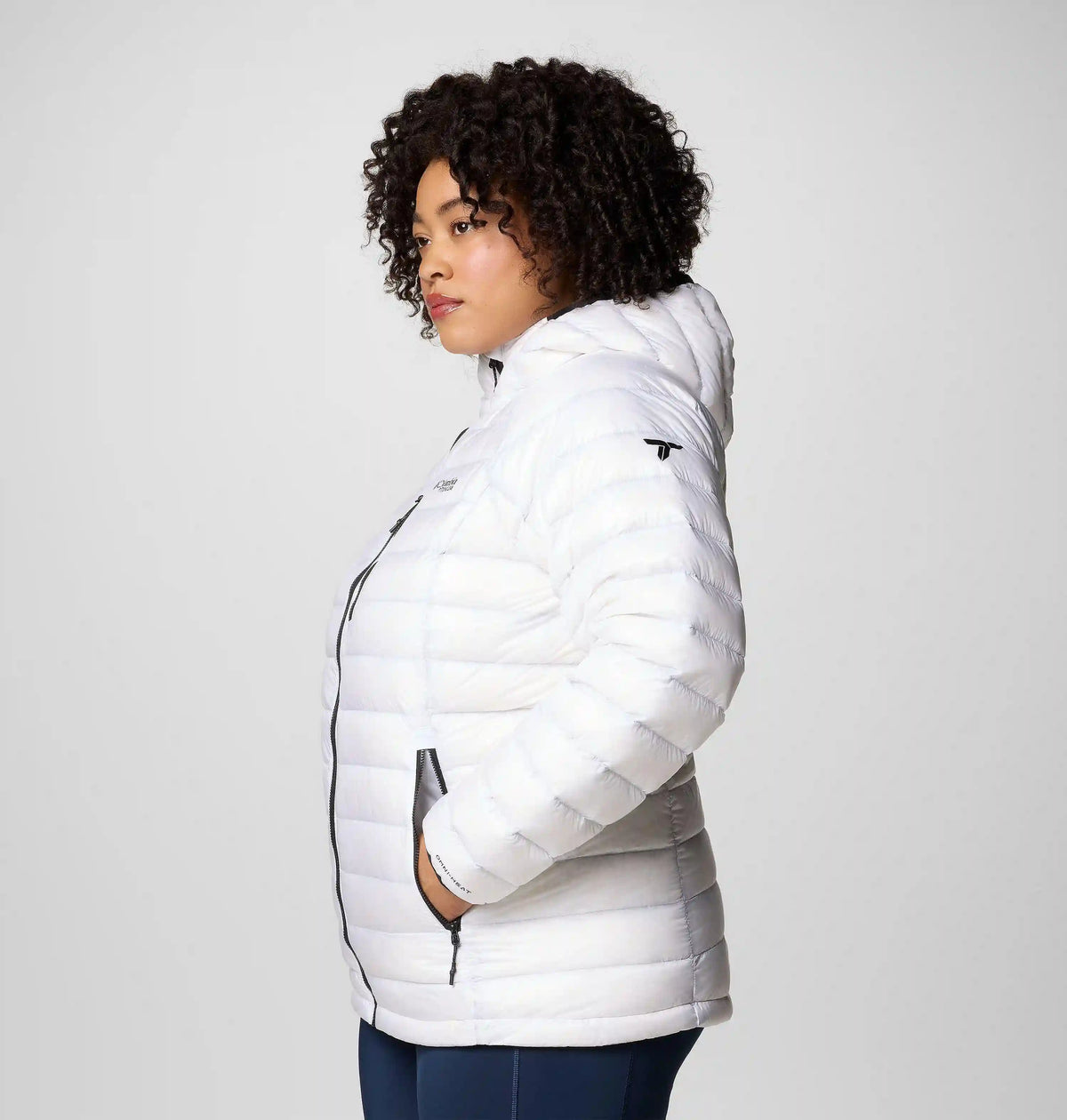 Women's Arctic Crest Down Hooded Jacket - Plus Size