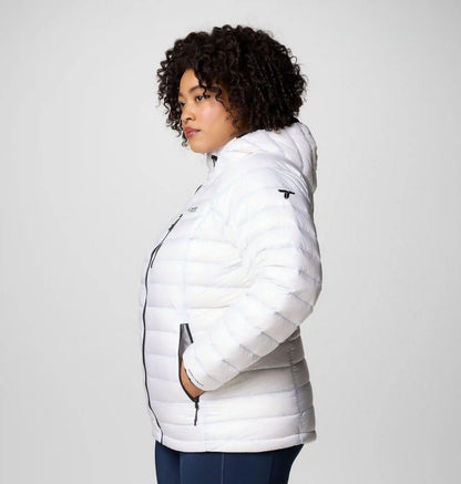 Women's Arctic Crest Down Hooded Jacket - Plus Size