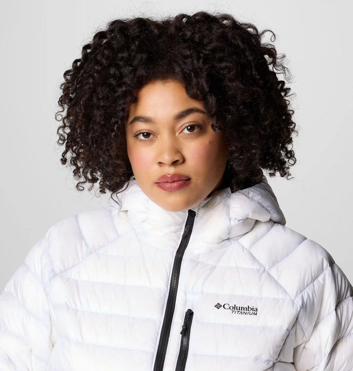 Women's Arctic Crest Down Hooded Jacket - Plus Size