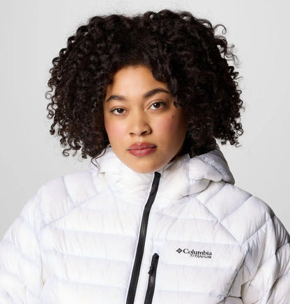 Women's Arctic Crest Down Hooded Jacket - Plus Size