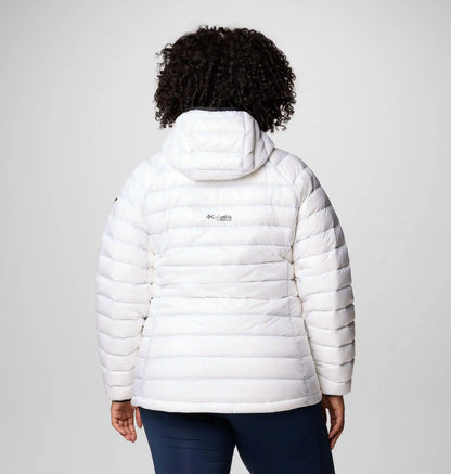 Women's Arctic Crest Down Hooded Jacket - Plus Size