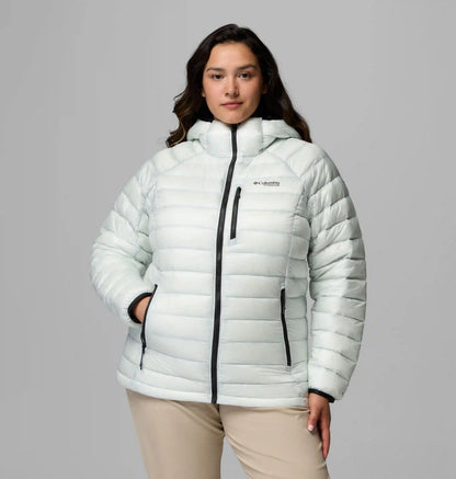 Women's Arctic Crest Down Hooded Jacket - Plus Size
