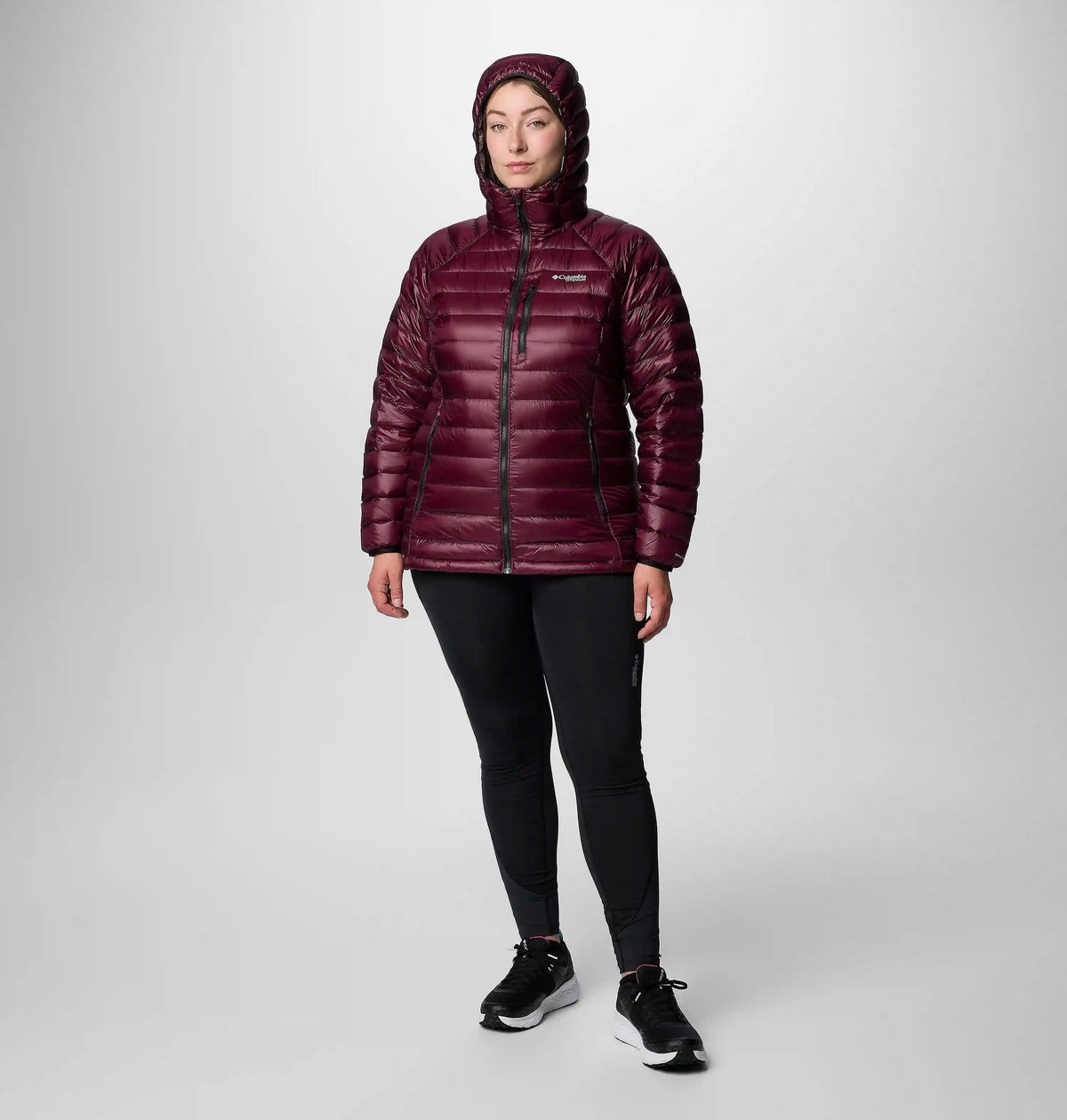 Women's Arctic Crest Down Hooded Jacket - Plus Size