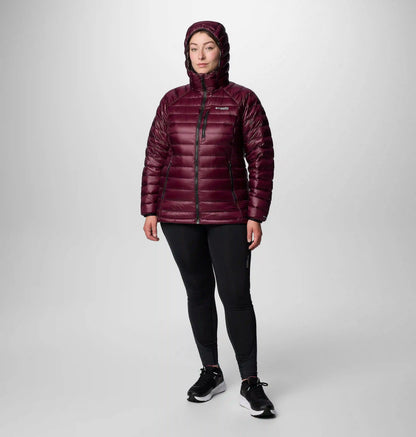 Women's Arctic Crest Down Hooded Jacket - Plus Size