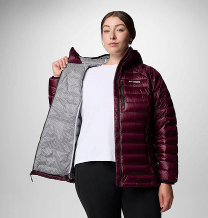 Women's Arctic Crest Down Hooded Jacket - Plus Size