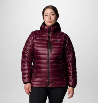 Women's Arctic Crest Down Hooded Jacket - Plus Size