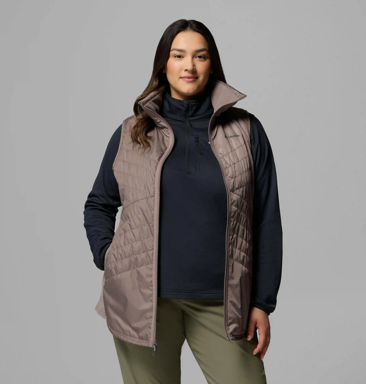 Women's Mix It Around Long Vest II - Plus Size