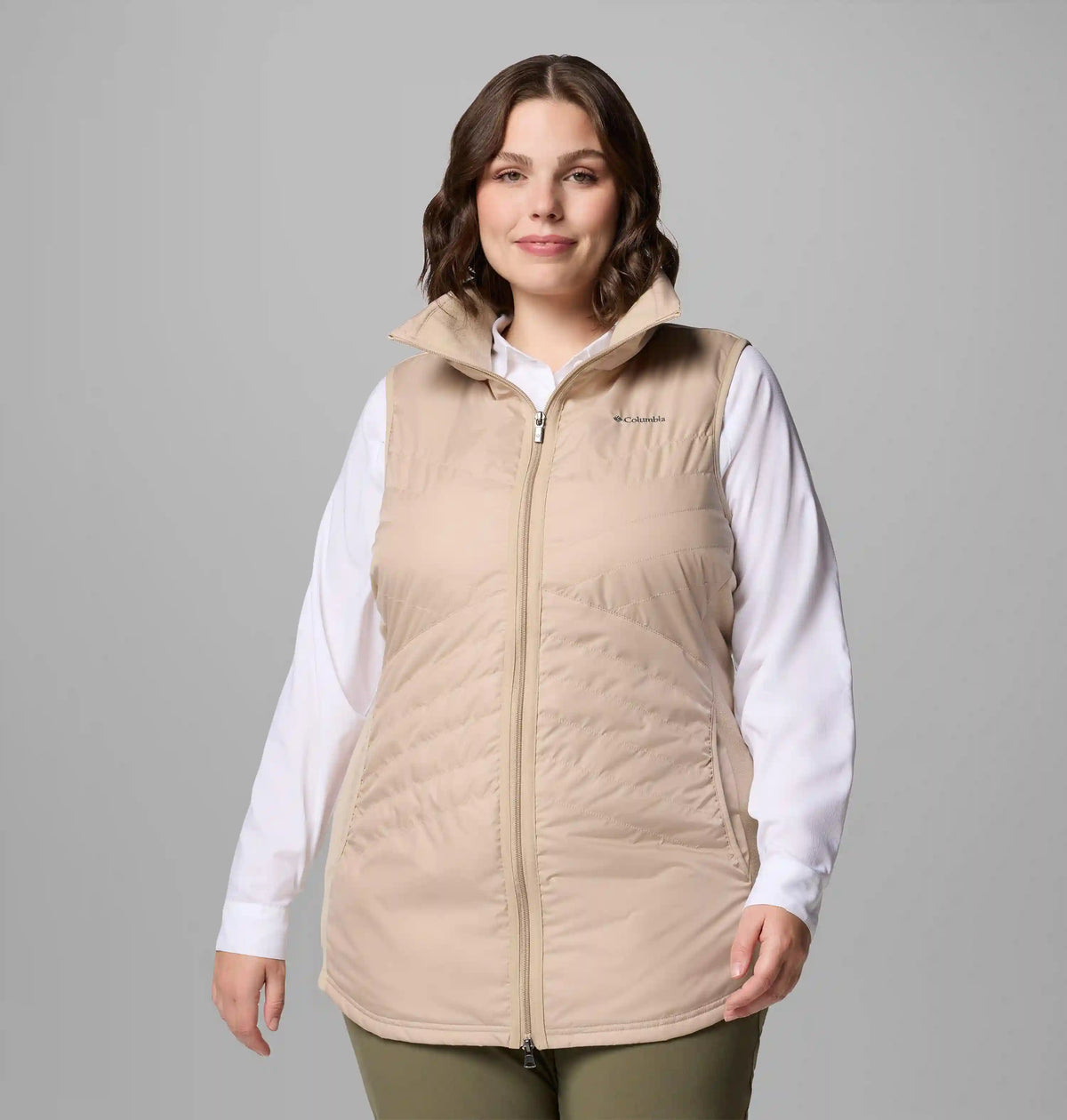 Women's Mix It Around Long Vest II - Plus Size