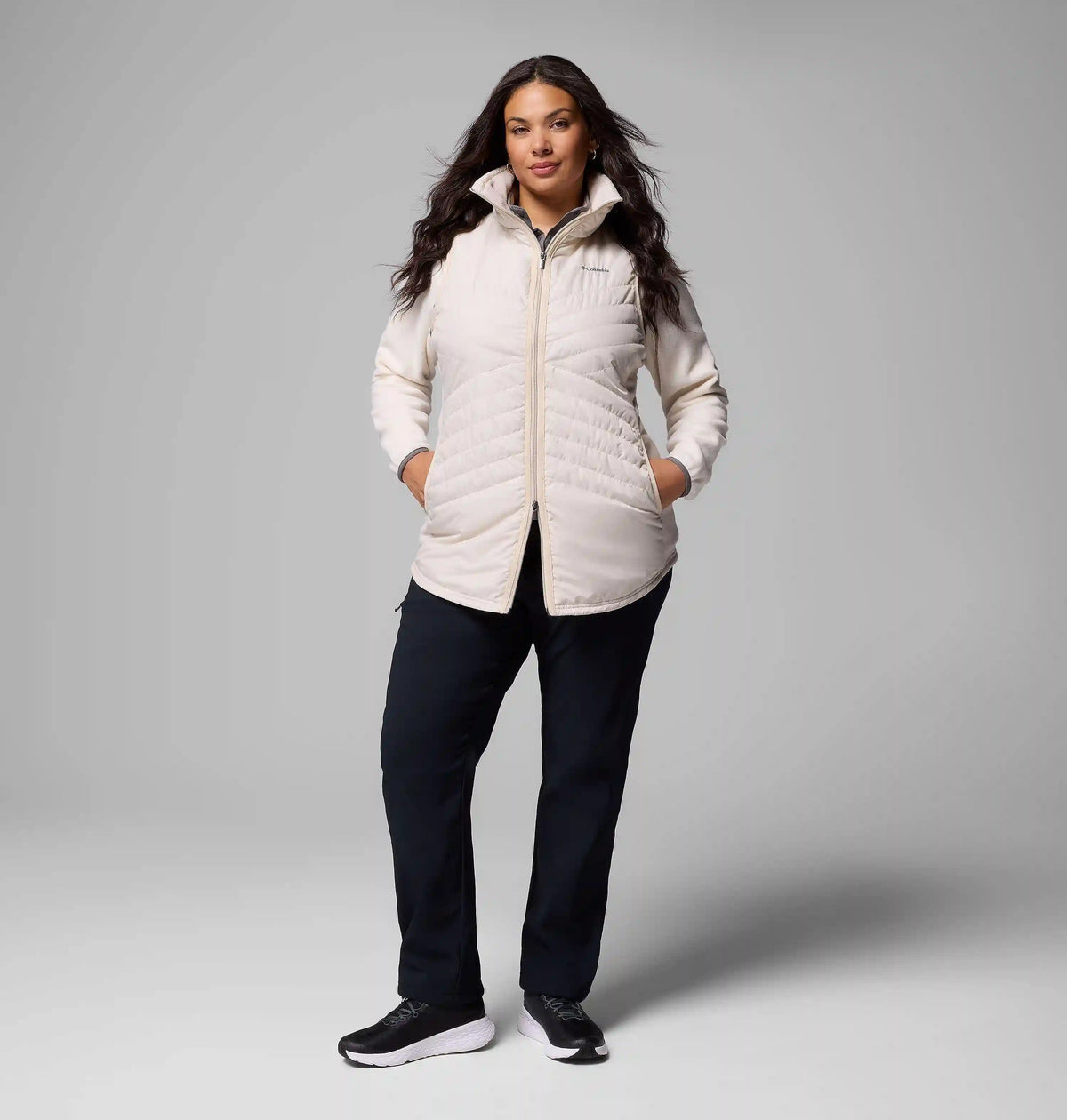 Women's Mix It Around Long Vest II - Plus Size