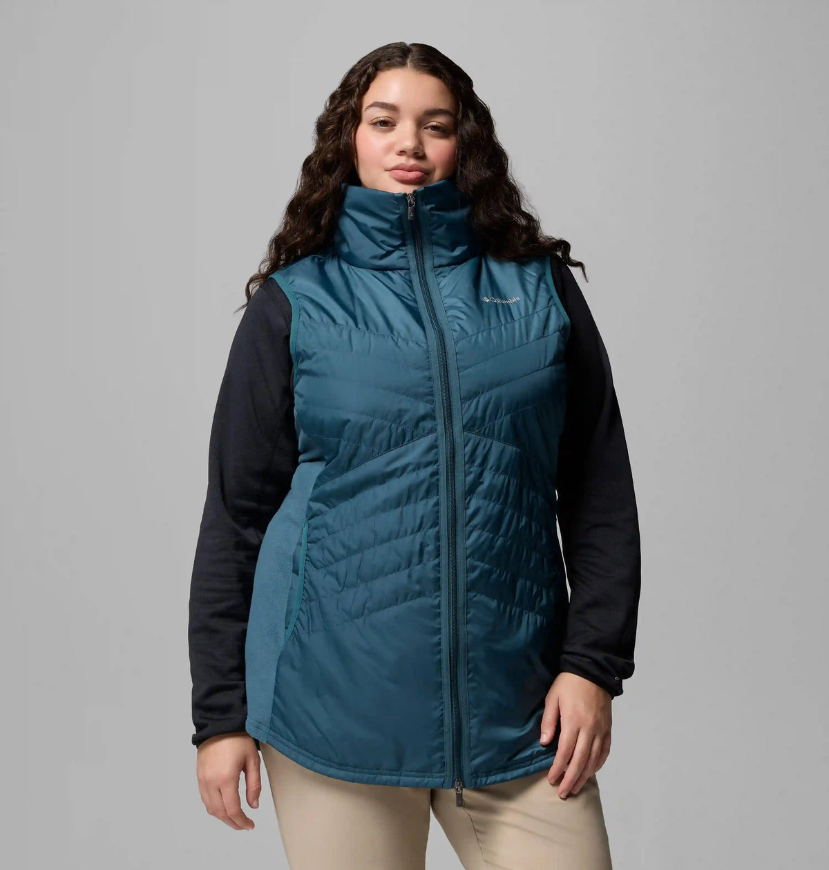 Women's Mix It Around Long Vest II - Plus Size