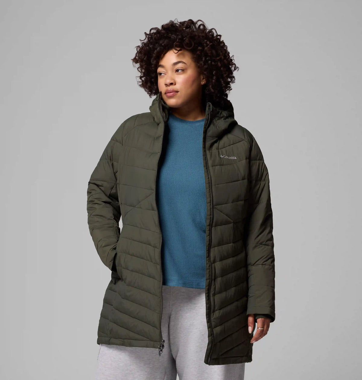 Women's Joy Peak II Mid Hooded Jacket - Plus Size