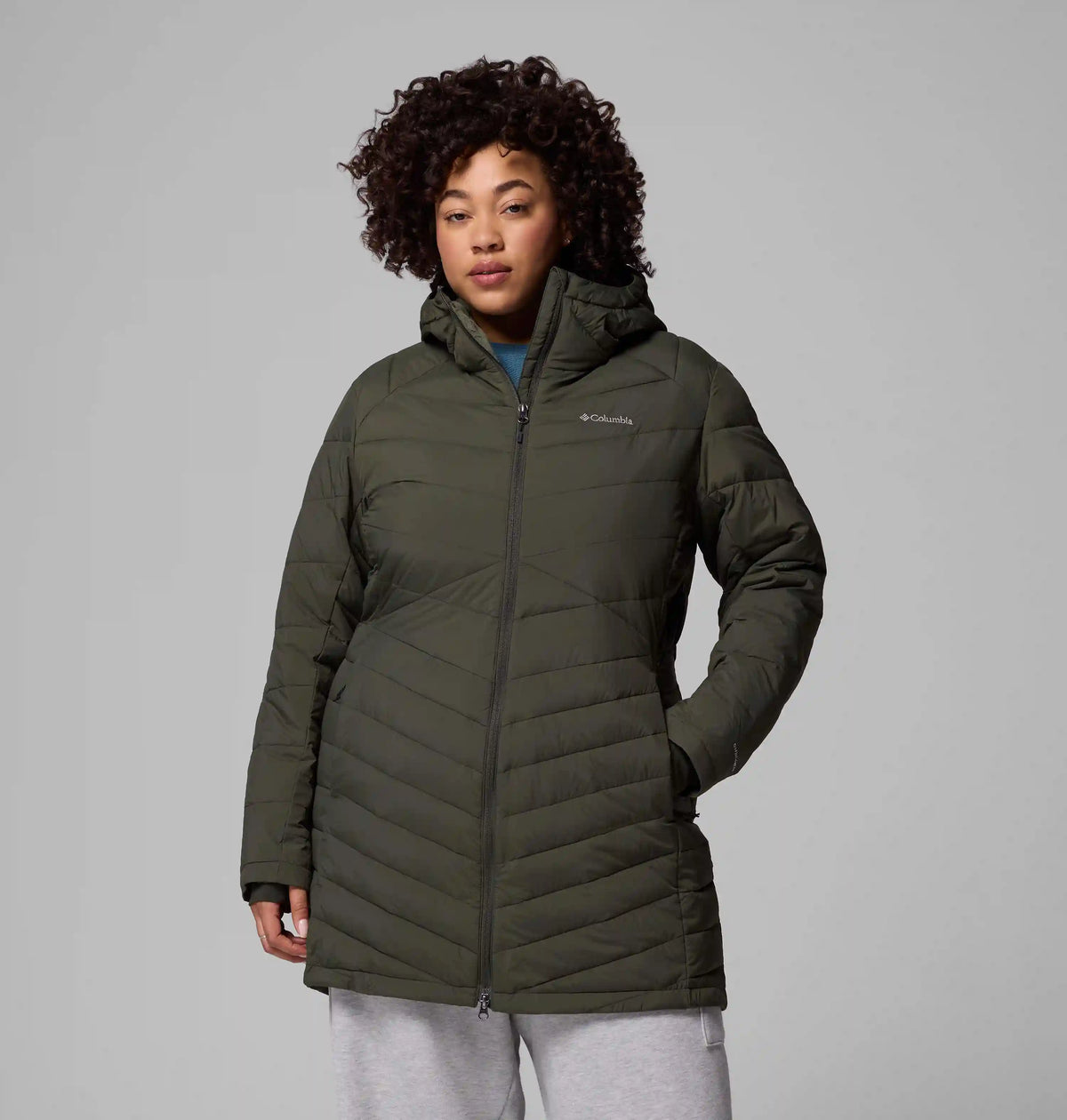 Women's Joy Peak II Mid Hooded Jacket - Plus Size