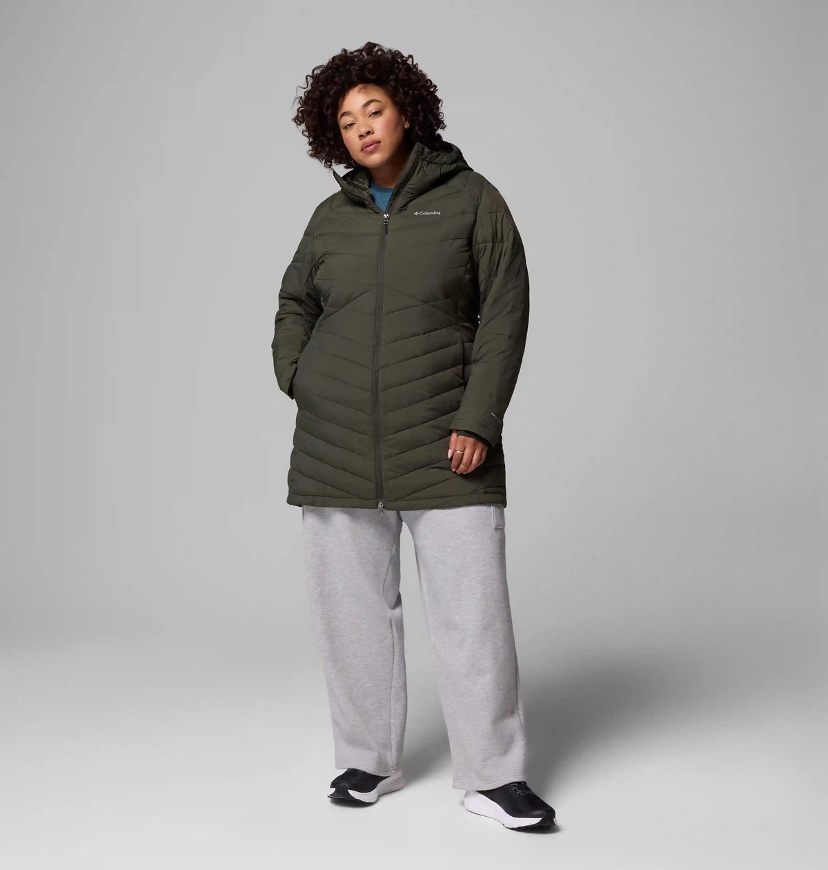 Women's Joy Peak II Mid Hooded Jacket - Plus Size