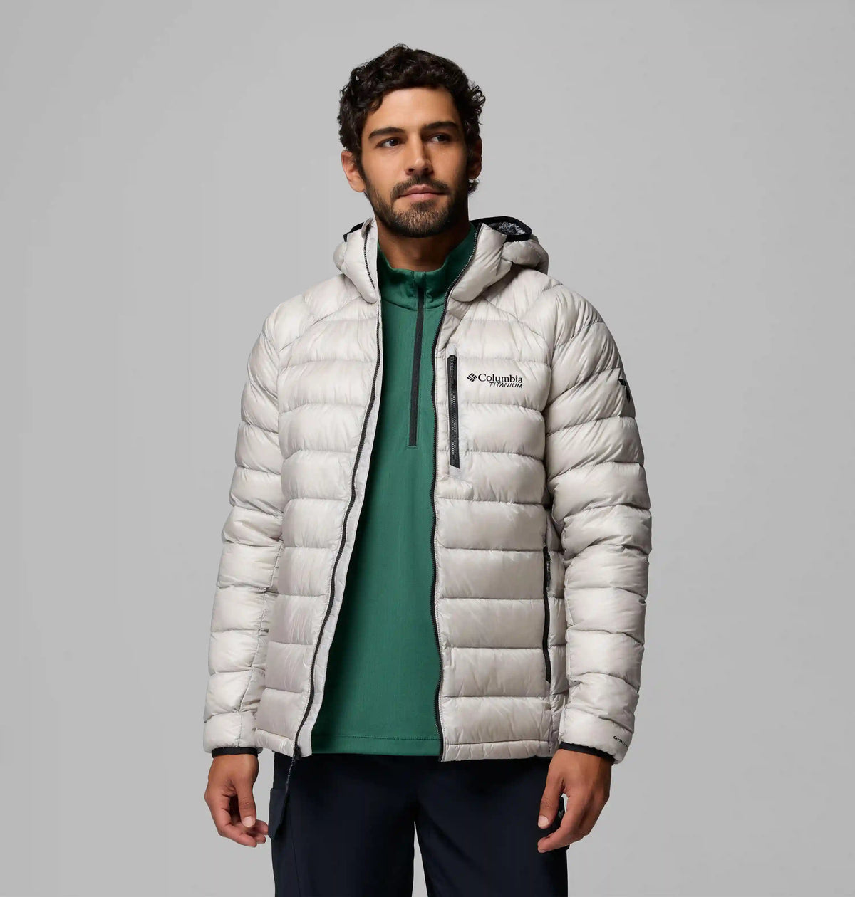 Men's Arctic Crest Down Hooded Jacket