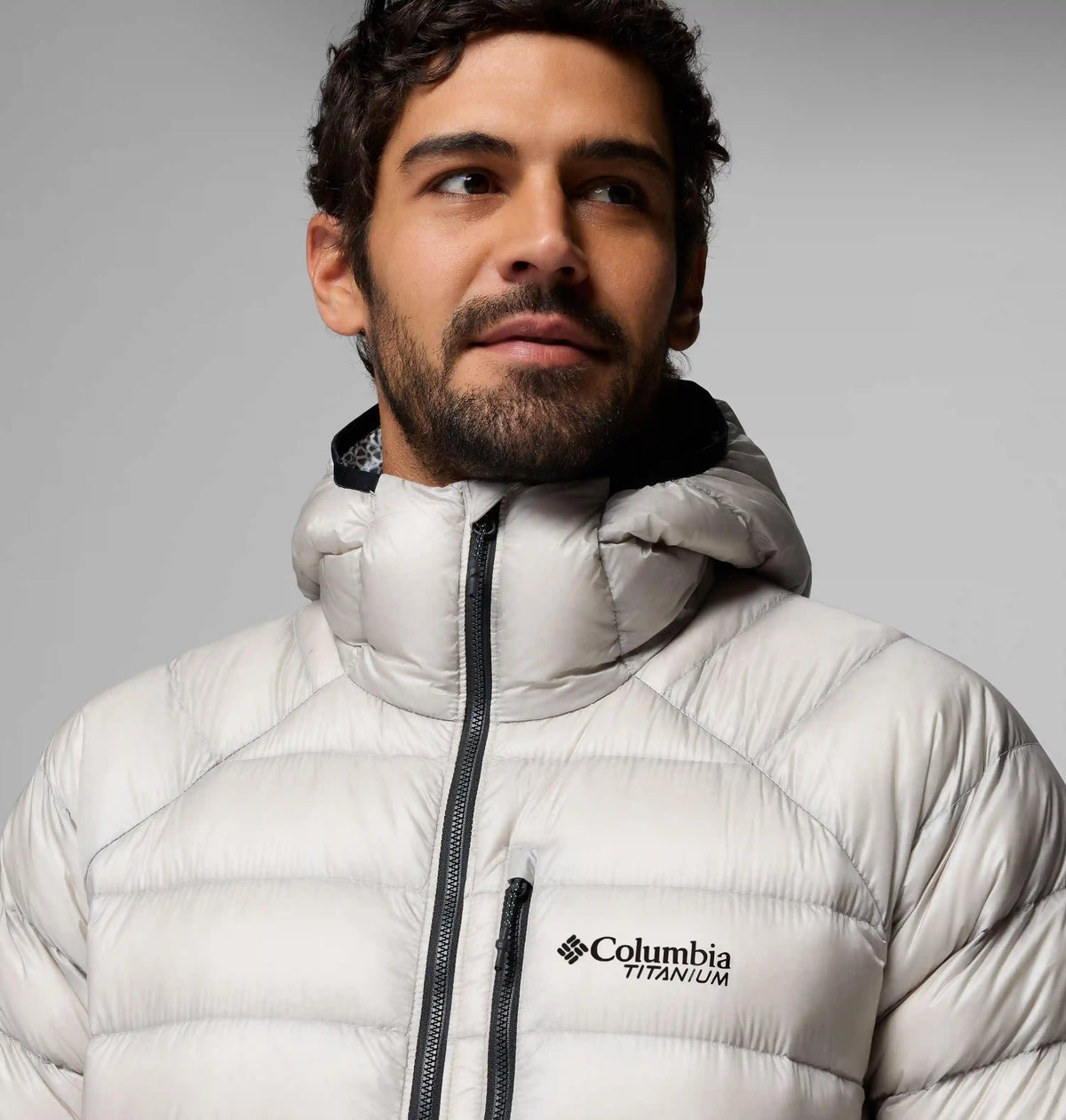 Men's Arctic Crest Down Hooded Jacket