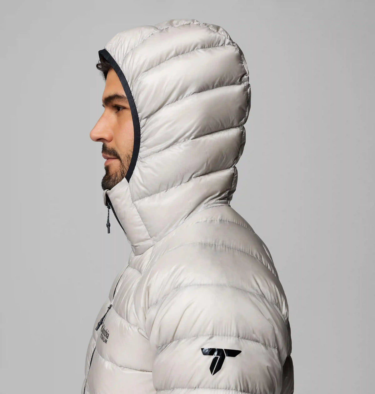 Men's Arctic Crest Down Hooded Jacket