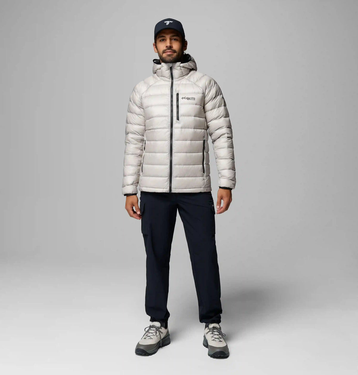 Men's Arctic Crest Down Hooded Jacket