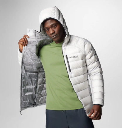 Men's Arctic Crest Down Hooded Jacket