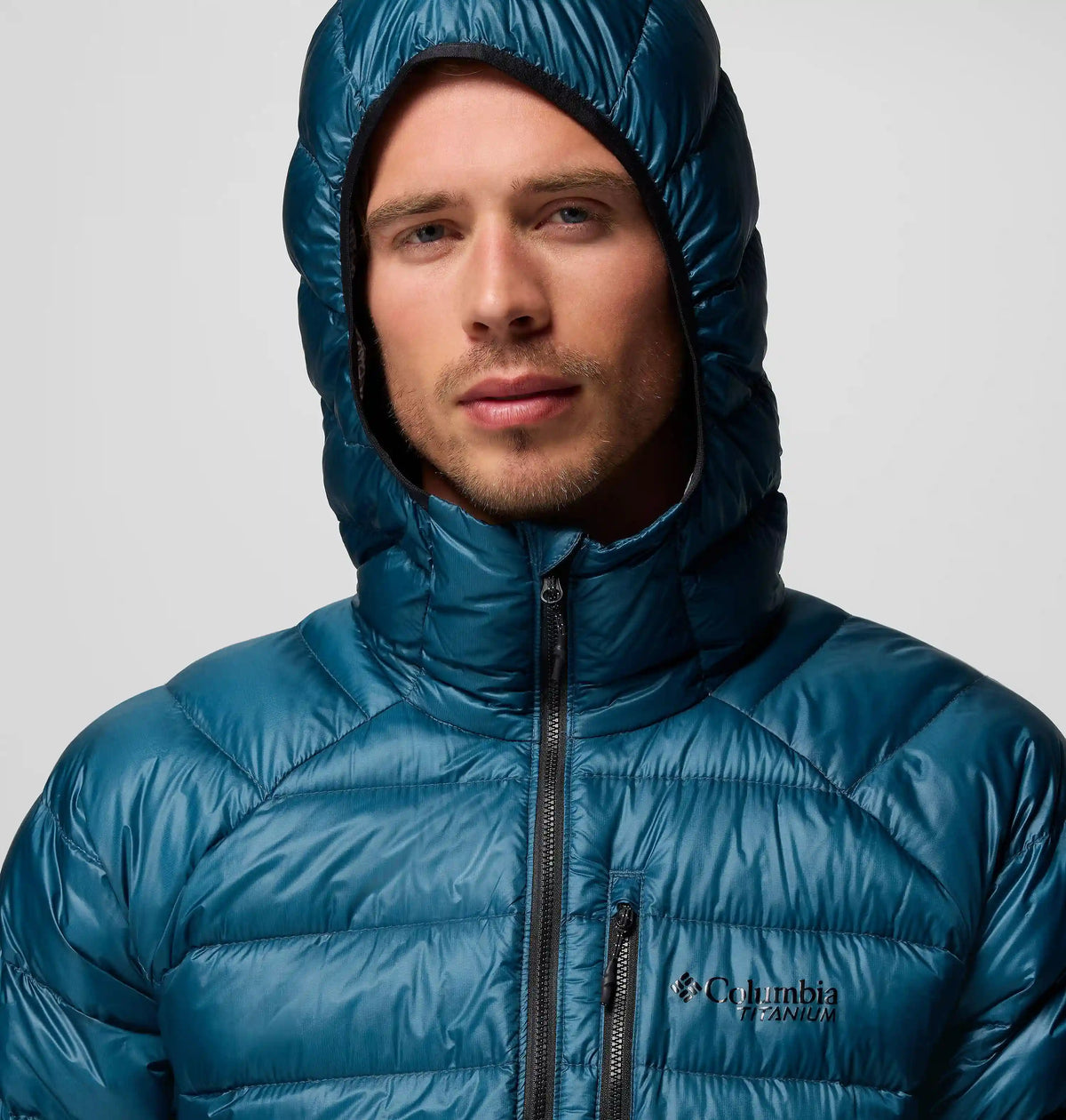 Men's Arctic Crest Down Hooded Jacket