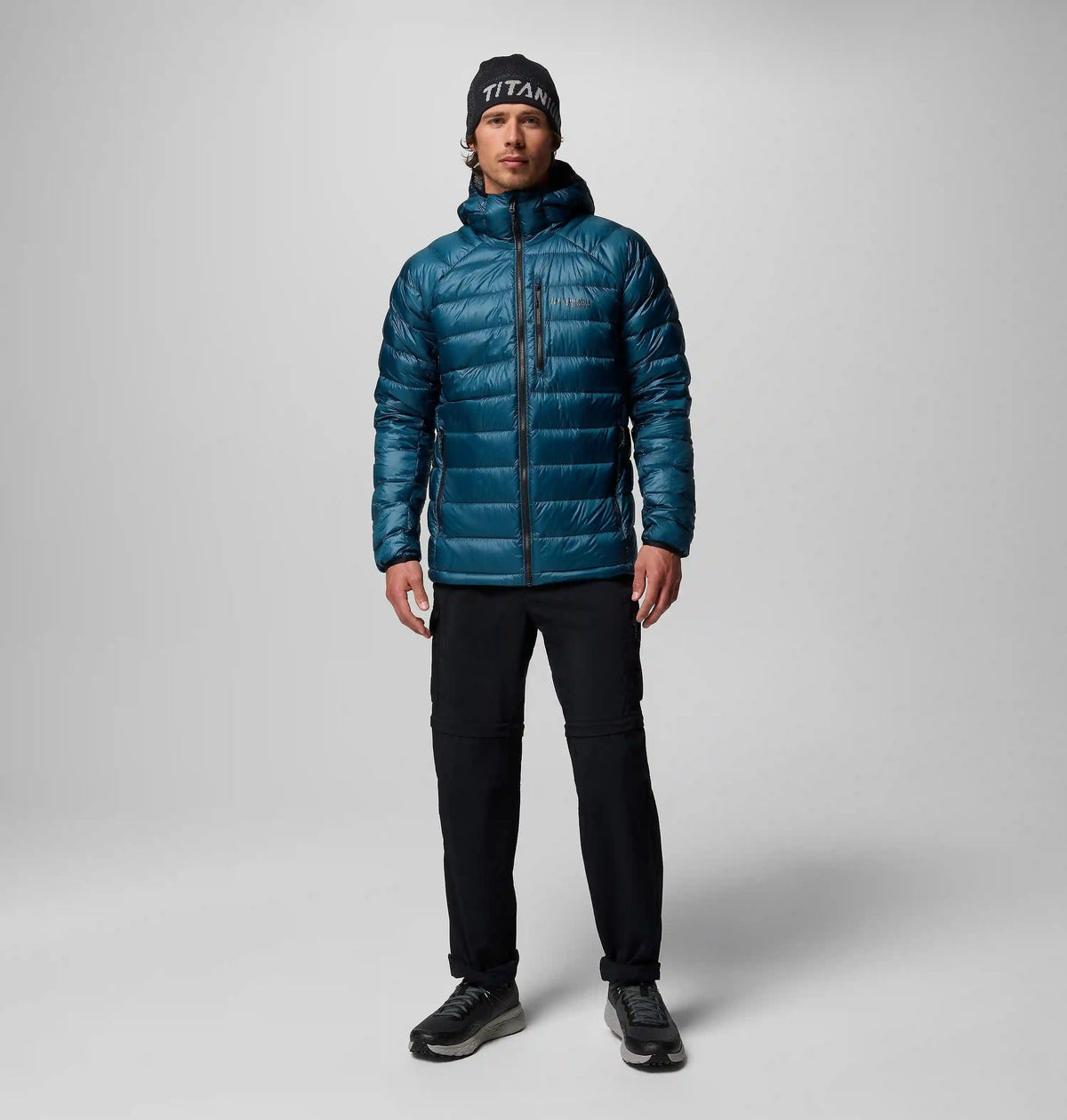 Men's Arctic Crest Down Hooded Jacket