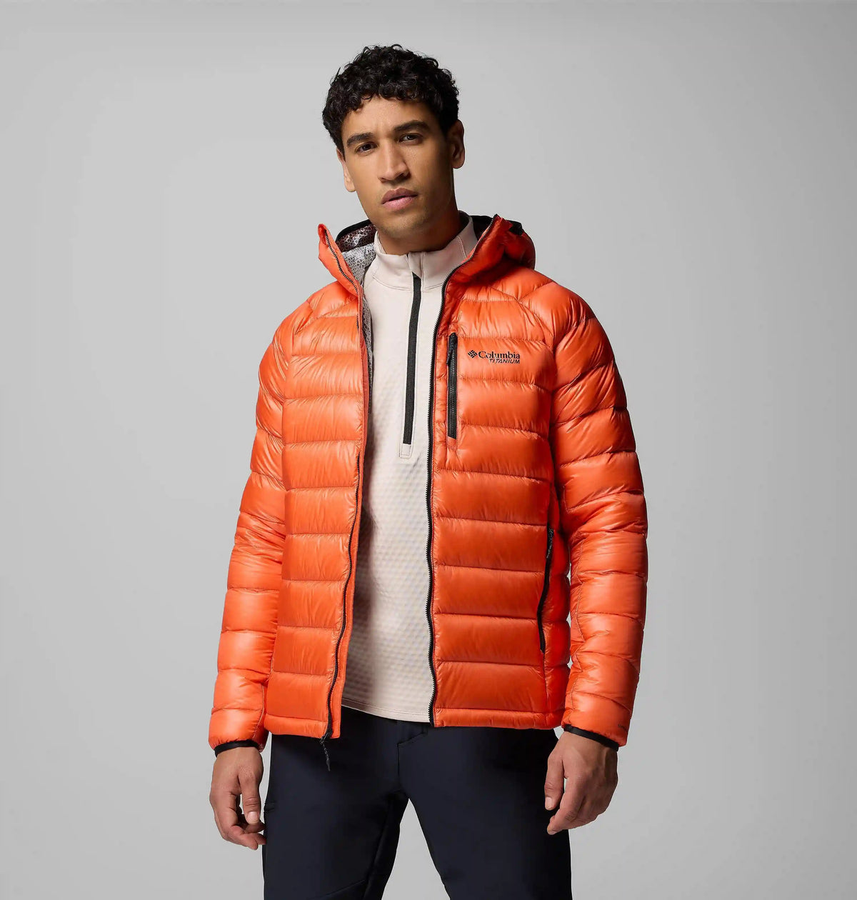 Men's Arctic Crest Down Hooded Jacket