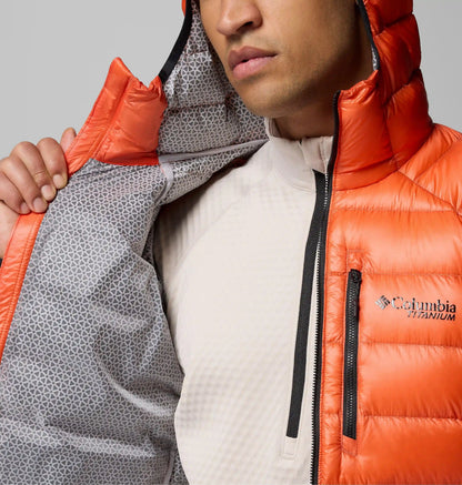 Men's Arctic Crest Down Hooded Jacket