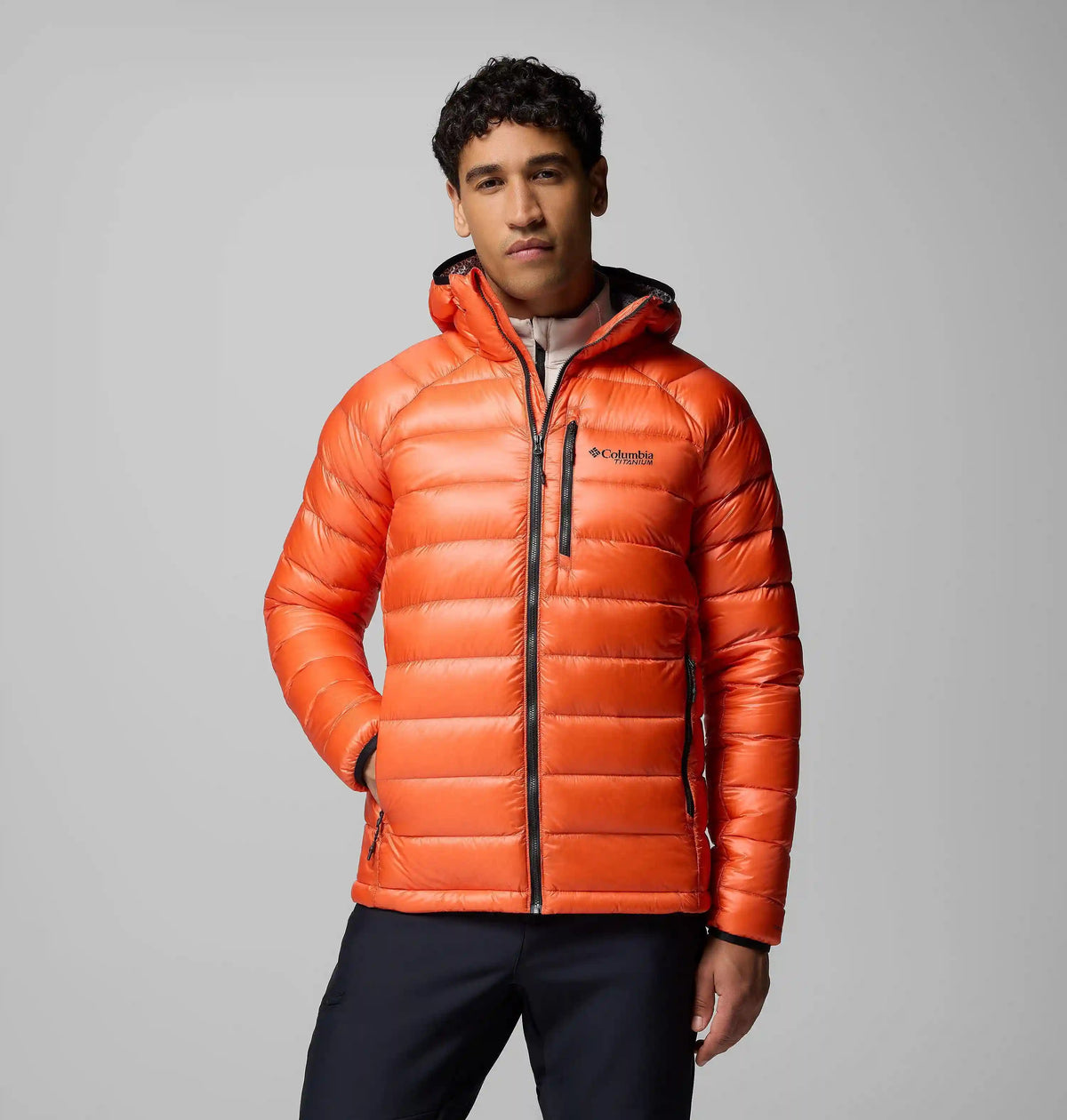 Men's Arctic Crest Down Hooded Jacket