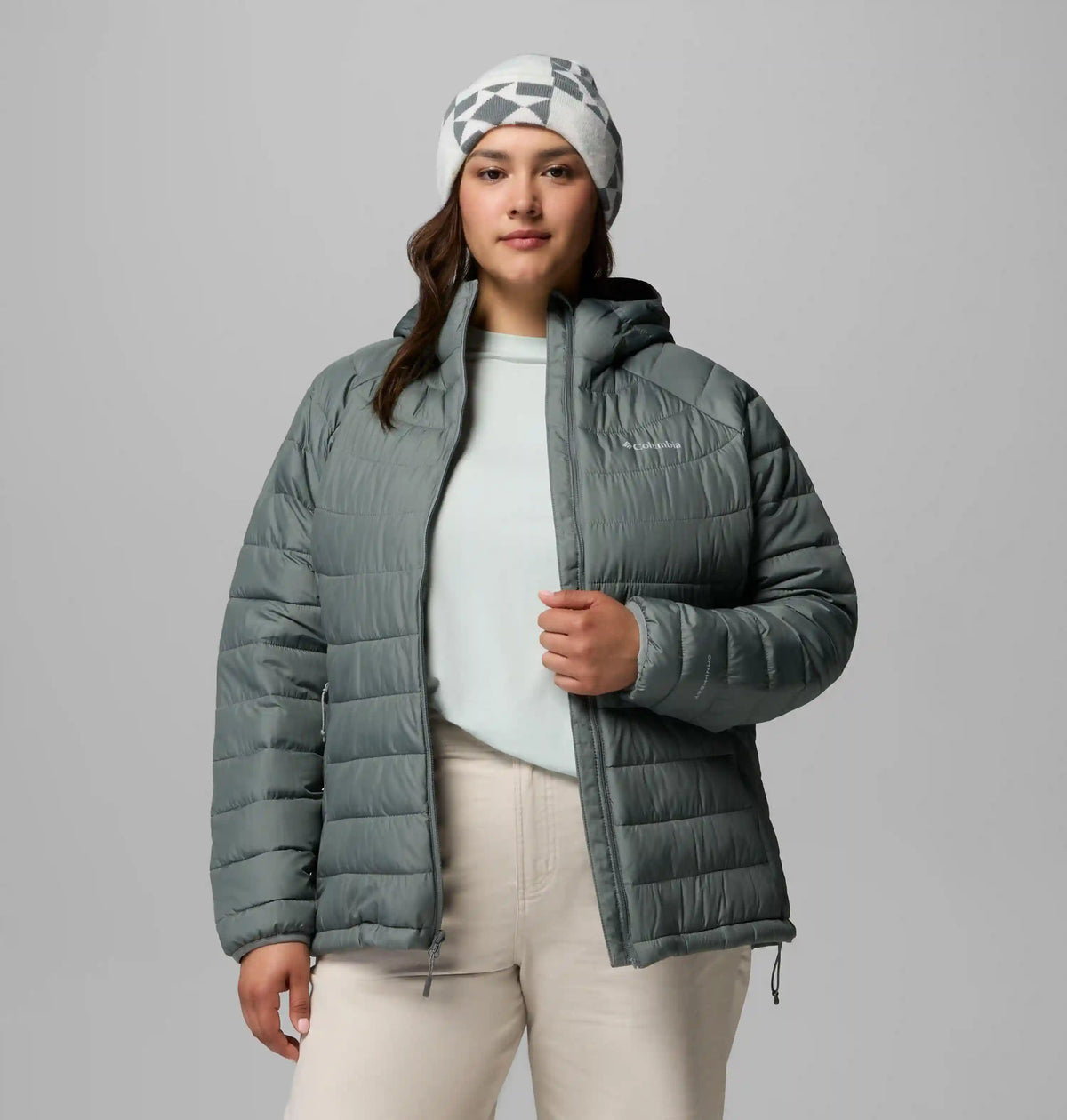 Women's Powder Lite II Hooded Jacket - Plus Size